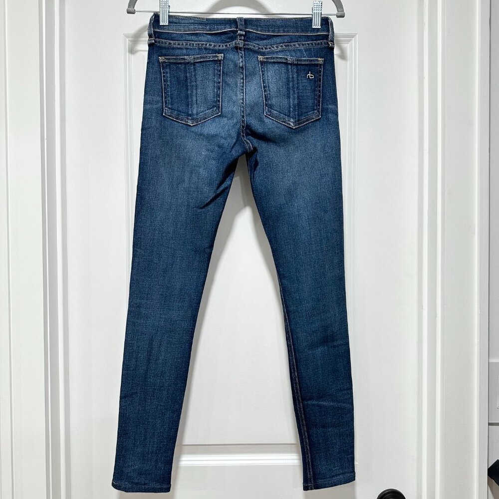 Rag & Bone Denim Skinny Jeans Oil Stain Wash Size 26